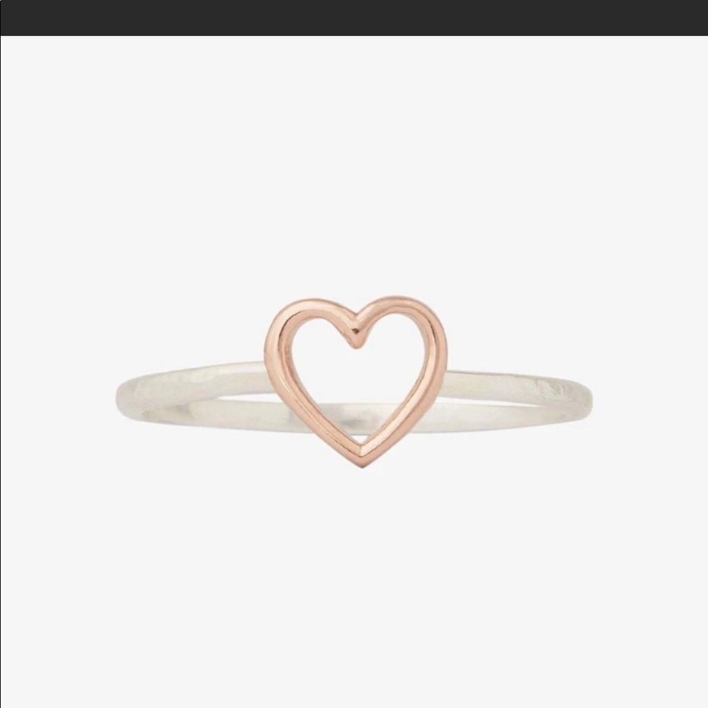 PURA VIDA open heart ring